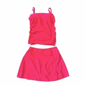 Women’s 2 Piece Pink Tankini Swimsuit. Size Large - NWOT